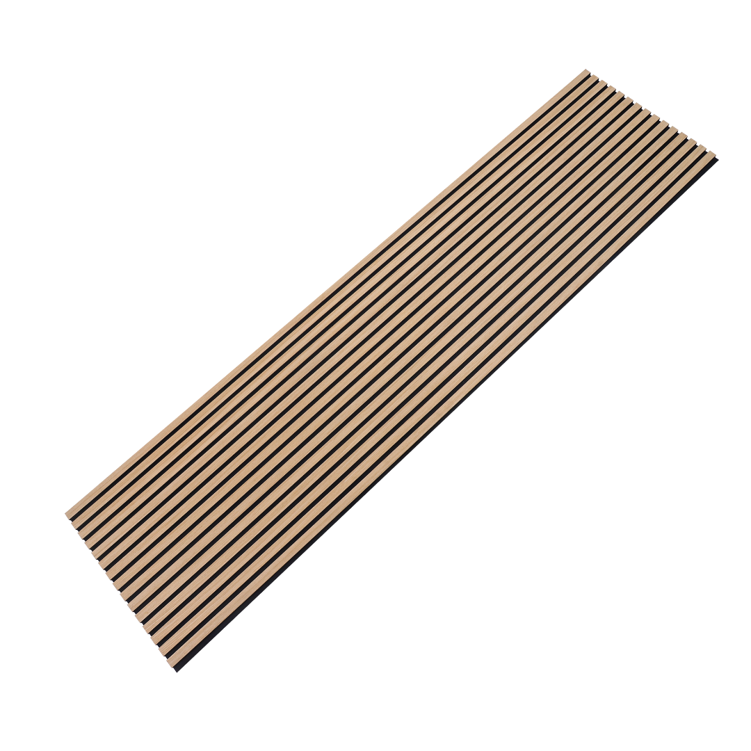 Painel acústico Carvalho Claro 240x60 cm Acabamento Laterais - DUMICOR