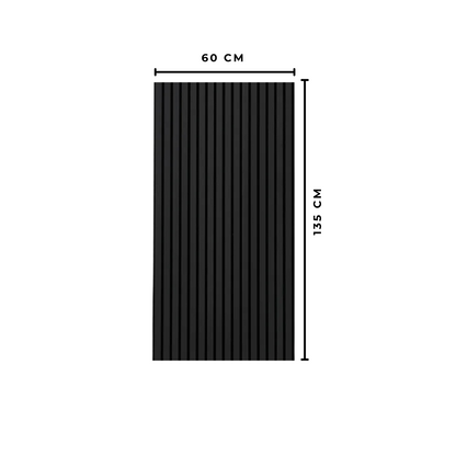 Painel Ripado Preto
